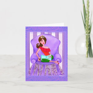 Carte "Je préfère lire un livre" Diva