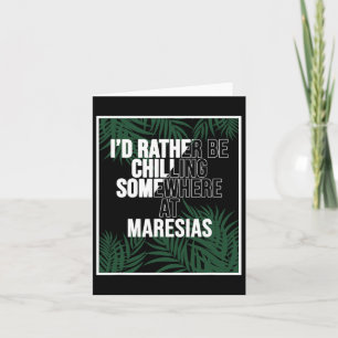Carte Je Préférerais Chaler Maresias Brésil