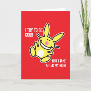 Carte Je prends ma mère