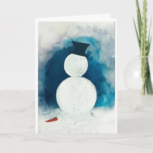 Carte Je regrette ton visage. (Devant)