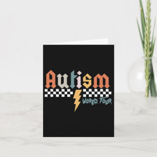 Carte Je Rock Spectrum Autism World Tour Autism Aware