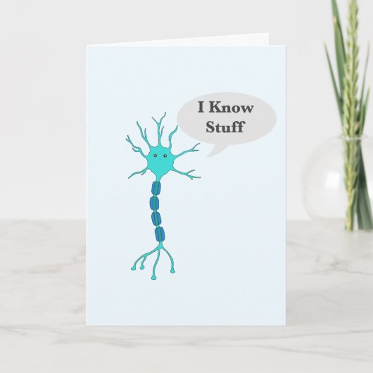 Carte Je sais des choses Neurone (Devant)