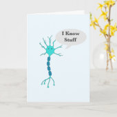 Carte Je sais des choses Neurone (Fleur jaune)