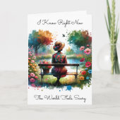 Carte Je sais que le monde fait peur | Amitié (Devant)