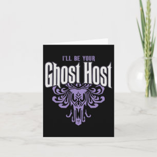 Carte Je serai votre hôte fantôme Haunted Halloween Part