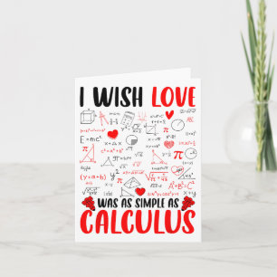 Carte Je souhaite que l'amour soit aussi simple que le c