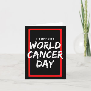 Carte Je soutiens la Journée mondiale du cancer Chimioth