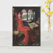 Carte Je suis à moitié malade des ombres - John Waterhou (Fleur jaune)