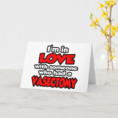 Carte Je suis amoureuse de quelqu'un qui a eu une vasect (Fleur jaune)