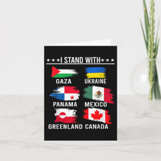 Carte Je Suis Avec Le Canada Groenland Mexique Panama Ga