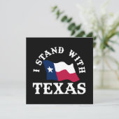 Carte Je suis avec le Texas (Debout devant)