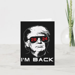 Carte Je suis Ck Trump 2024 Patriotic Take America Ck El