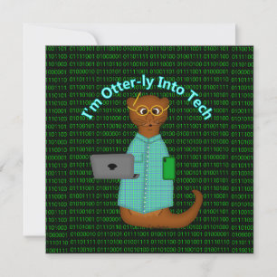 Carte Je suis complètement sous le charme de la technolo