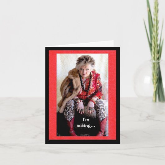 Carte Je suis curieux de rouler les yeux (Devant)