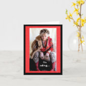 Carte Je suis curieux de rouler les yeux (Fleur jaune)