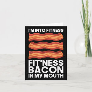 Carte Je Suis Dans La Bacon De Fitness Dans Ma Bouche T