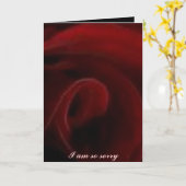 Carte Je suis désolé (Fleur jaune)