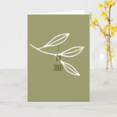 Carte Je suis désolé (Fleur jaune)