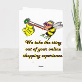 Carte Je suis désolé (Dos)