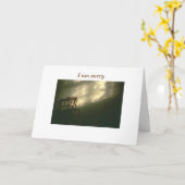 Carte Je suis désolé (Fleur jaune)