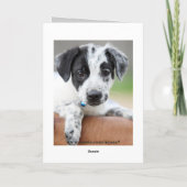 Carte Je suis désolé (Dos)