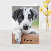 Carte Je suis désolé (Fleur jaune)