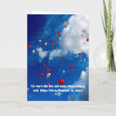 Carte Je suis désolé de vous avoir fait pleurer. (Dos)