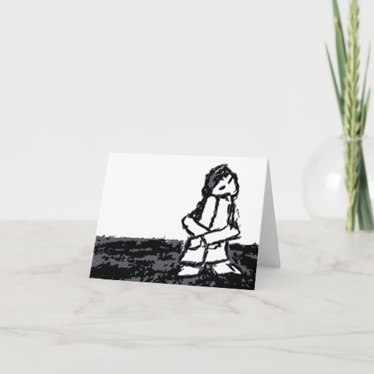 Carte je suis désolé (enfant de coin) (Devant)