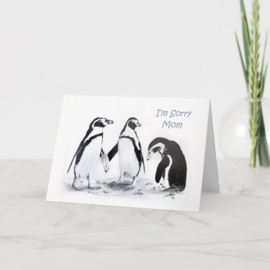 Carte Je suis Désolé Maman Card (Devant)