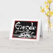 Carte Je suis DÉSOLÉ : "MERDE " (Fleur jaune)