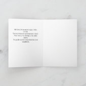 Carte Je suis désolé, pardonnez-moi (Intérieur)