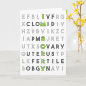 Carte Je suis désolé (vert) (Fleur jaune)