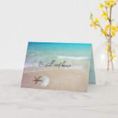 Carte Je suis Dieu Encourageant l'Écriture Folle (Fleur jaune)