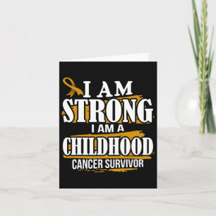 Carte Je suis fort Je suis un survivant du cancer de l'e