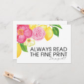 Carte Je suis Grossesse révélatrice Nous avons un bébé (Devant/Arrière en situation)