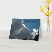 Carte Je suis ici pour vous (Fleur jaune)