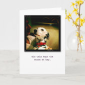 Carte Je suis ici pour vous (Fleur jaune)