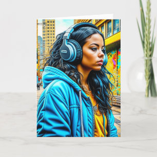 Carte Je suis ici si vous avez besoin de moi, juste Holl