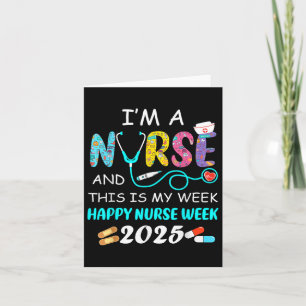 Carte Je Suis Infirmière C'Est Ma Semaine Heureuse Infir