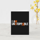 Carte Je Suis Instoppable Sclérose En Plaques (Fleur jaune)