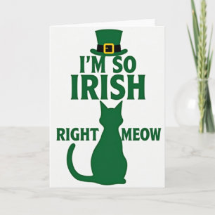 Carte Je Suis Irlandais En Ce Moment