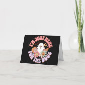 Carte Je suis juste là pour les huées  (Dos)