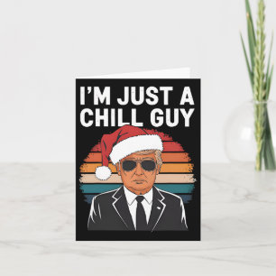 Carte Je suis juste un gars cool drôle chapeau de Père N