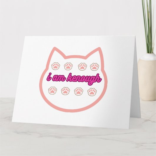 Carte Je suis kassez t-shert cat (Devant)