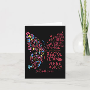 Carte Je Suis La Femme Papillon Guerrière De La Faucille