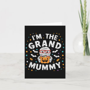 Carte Je suis la grand maman d'Halloween mamie mamie Cos
