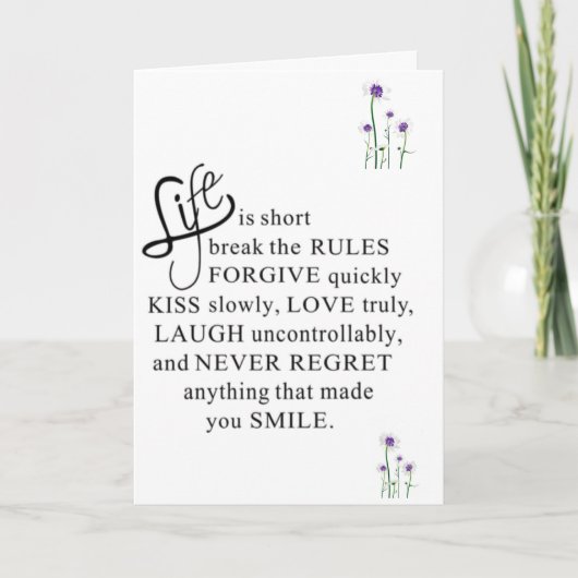 CARTE JE SUIS « LÀ POUR VOUS » DANS VOTRE TEMPS DE DIFFI (Devant)