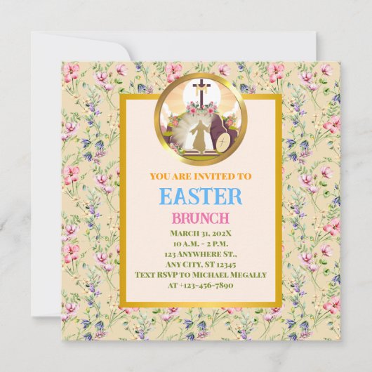 Carte Je suis la résurrection et la vie (Devant)