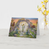 Carte Je Suis La Résurrection Et La Vie (Fleur jaune)