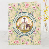 Carte Je suis la résurrection et la vie (Fleur jaune)